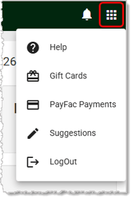 Image showing the Admin menu in the Back End.