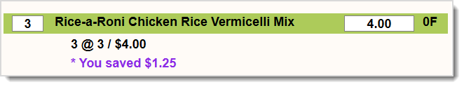 Image showing a product with the Split Package Pricing special pricing method in the Front End of the system.